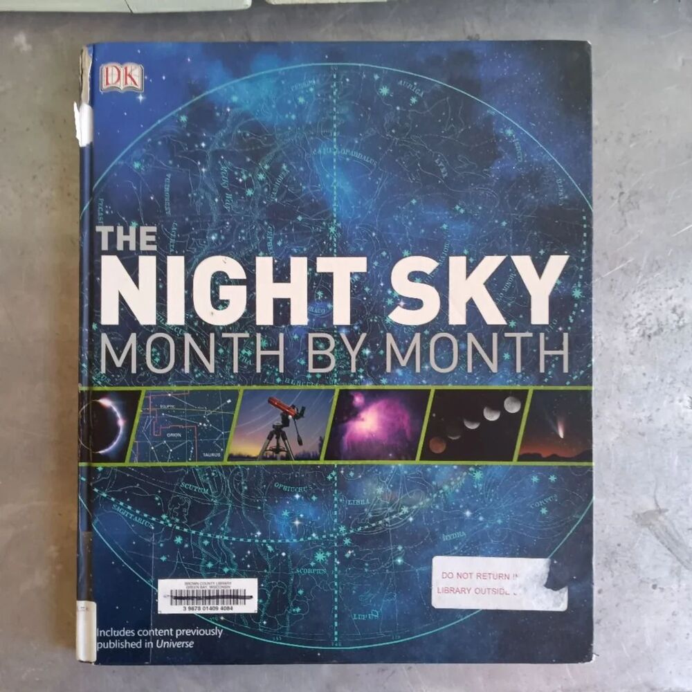 The Night Sky Month by Month By Sarah Larter Science Hardcover Discover